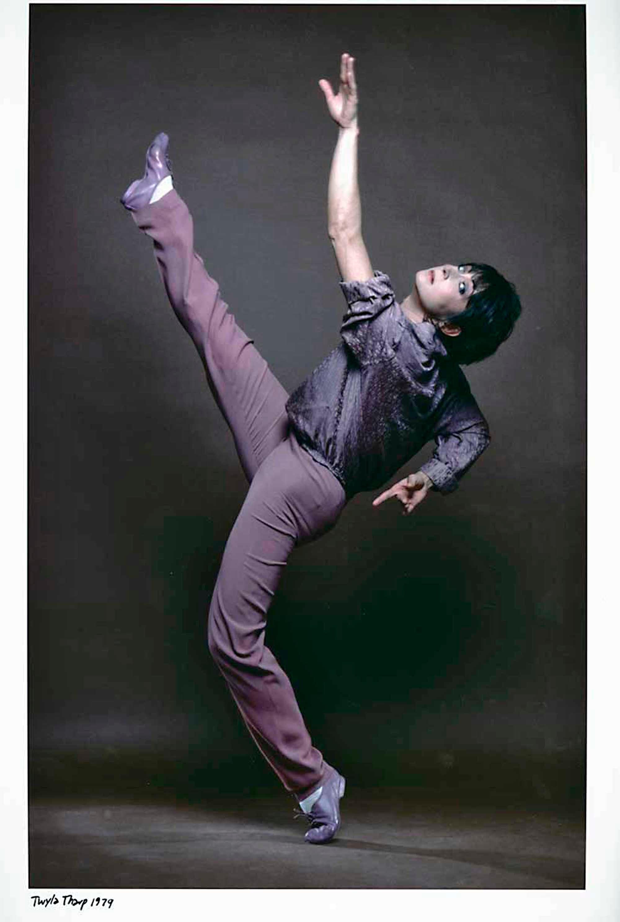 Jack Mitchell Color Photograph - Dancer/Choreographer Twyla Tharp photographed for a Dance Magazine cover story