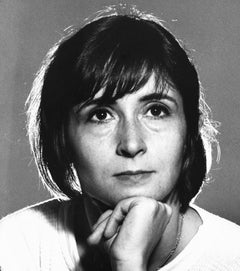 Dancer/Choreographer Twyla Tharp studio portrait, 1973.