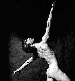 Dancer Daryl Gray nude, signed by Jack Mitchell