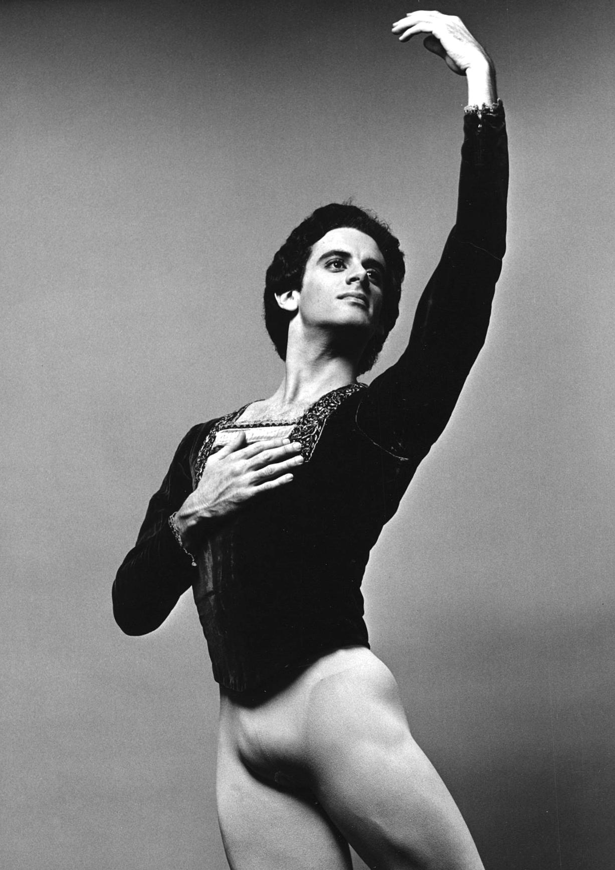 Dancer Fernando Bujones, photographed for Dance Magazine, signed by Mitchell - Photograph by Jack Mitchell