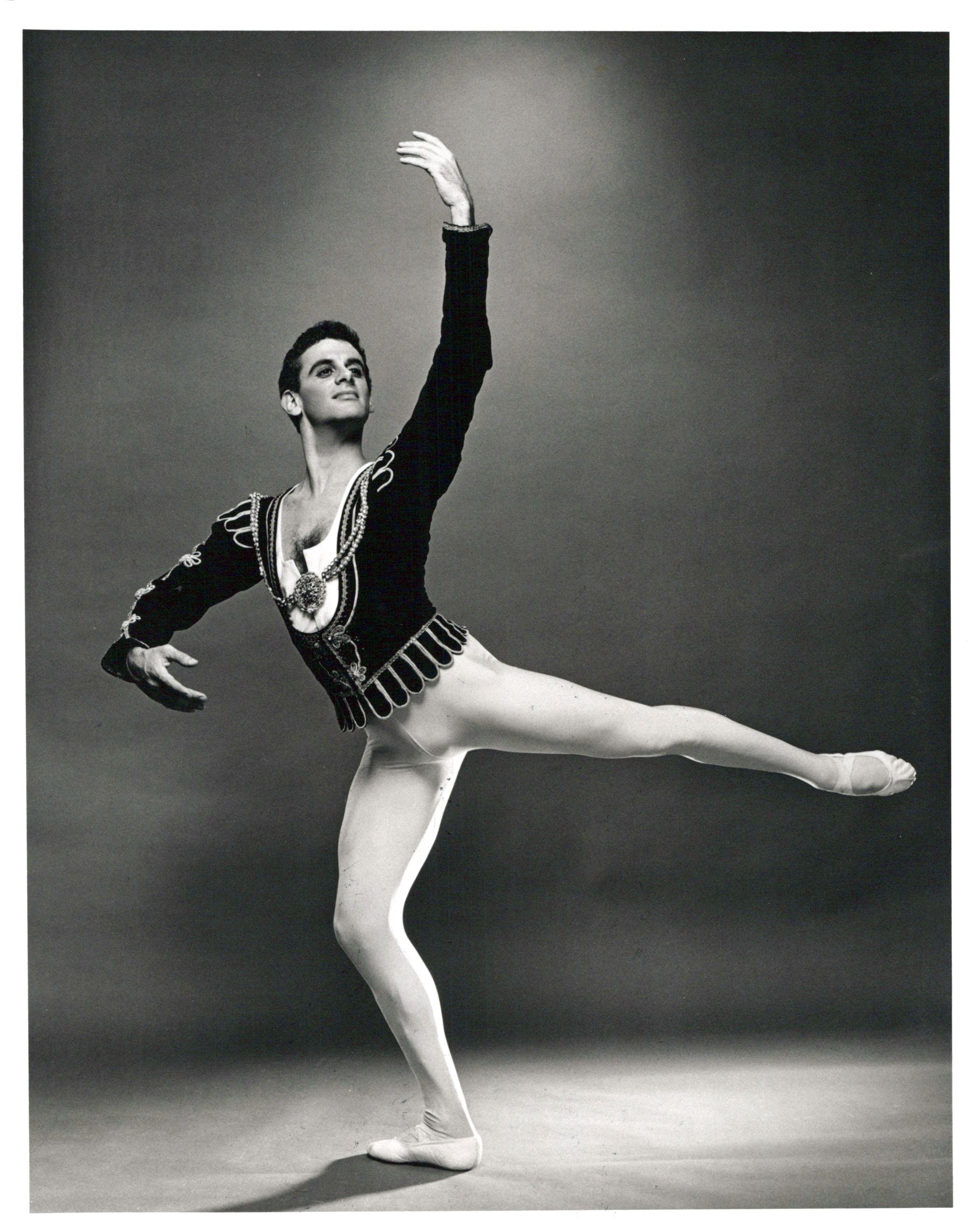 Jack Mitchell Black and White Photograph - Dancer Fernando Bujones, the youngest principal male dancer in ABT history