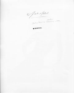 Dancer Julio Bocca portrait for After Dark magazine signed by Jack Mitchell