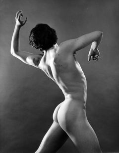 Used Dancer Kirk Peterson, nude, signed by Jack Mitchell