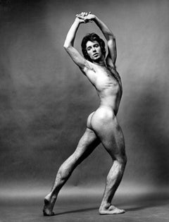 Dancer Manny Rowe, nude, signed by Jack Mitchell