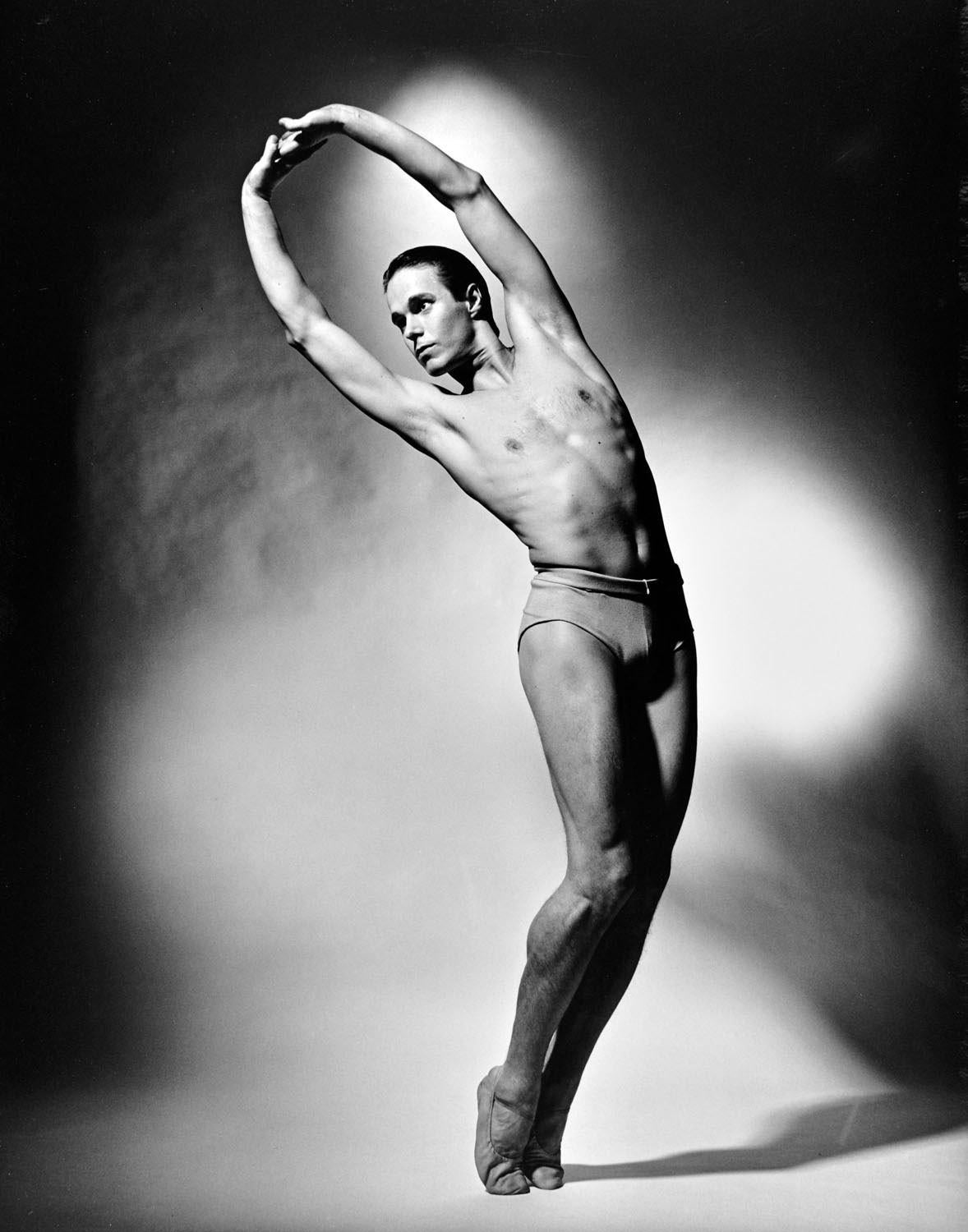 Jack Mitchell Black and White Photograph - Dancer Mikko Nissinen