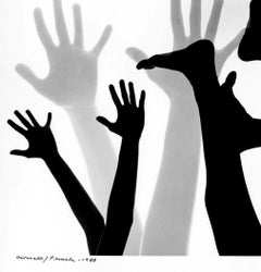 Dancer Silhouette "Airmale/Female', multiple exposure, signed by Jack Mitchell