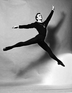 Dancer Vincent Warren in Pennsylvania Ballet 'Swan Lake' signed by Jack Mitchell
