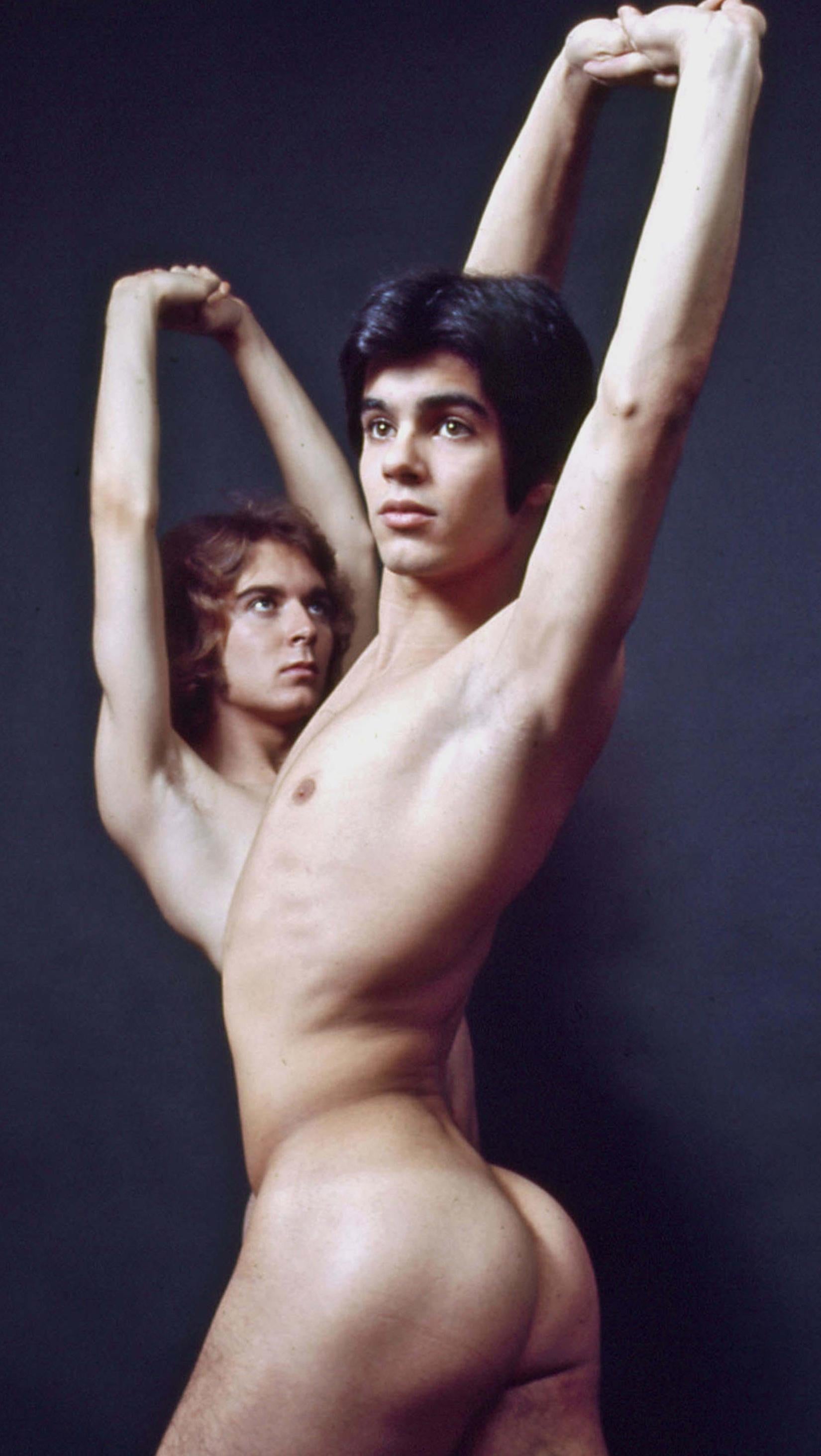 Dancers David Loring & Michael Bradshaw, nude study for 'After Dark' magazine - Photograph by Jack Mitchell