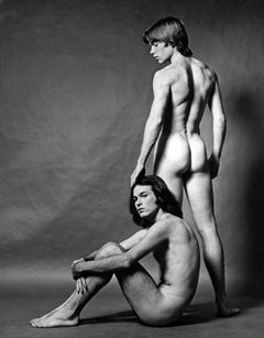 Dancers Joseph May III, Tom Fowler nude, signed by Jack Mitchell