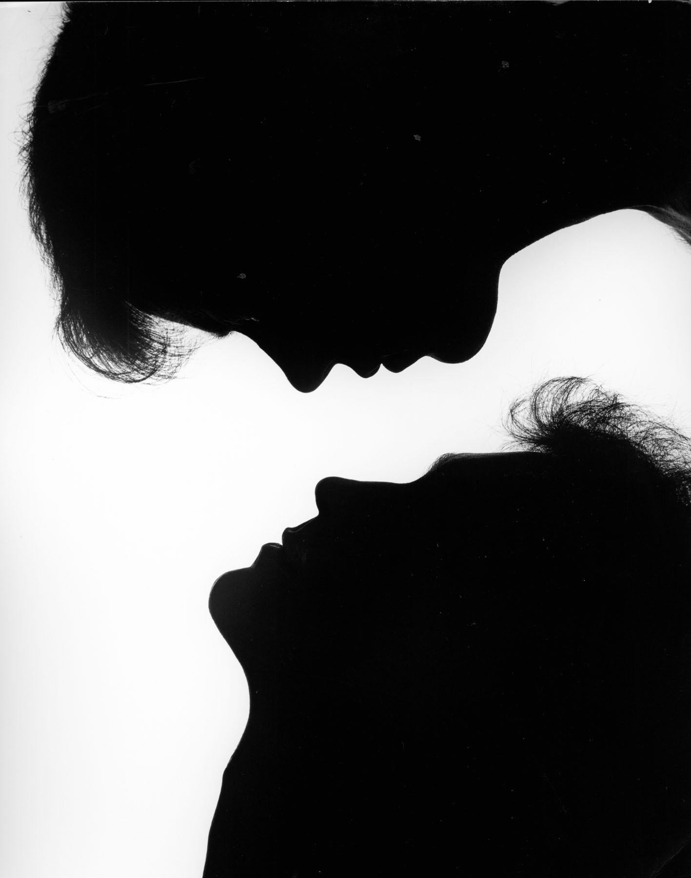  David Boyce & Manuel Gonzalez ''Lovers'' Silhouetten, signiert von Jack Mitchell