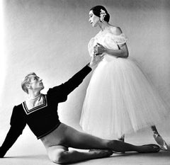 Erik Bruhn, Maria Tallchief in "Giselle" at Jacob's Pillow signed by Mitchell