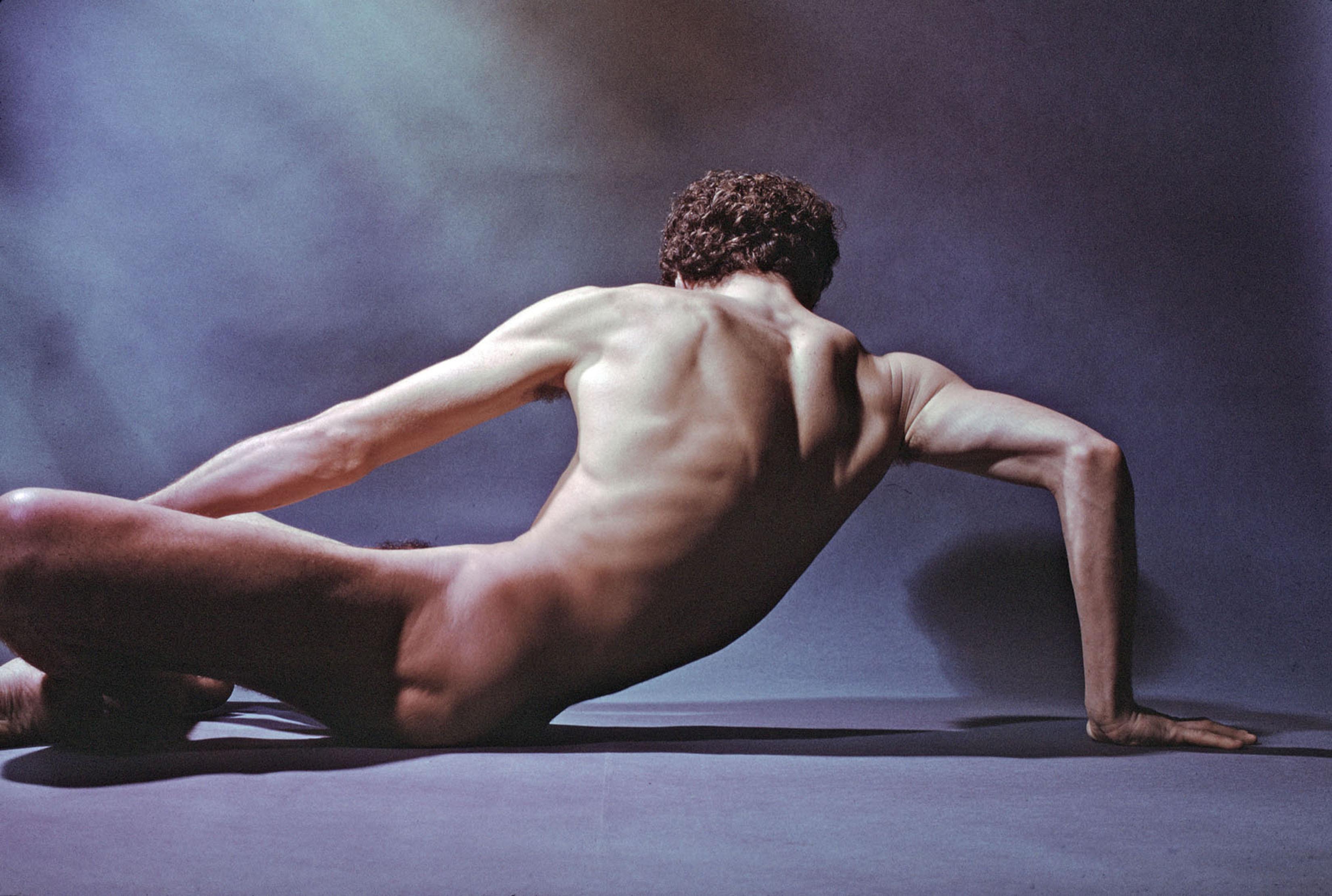 Jack Mitchell Nude Photograph - Famed Dancer/Choreographer Louis Falco, nude study  