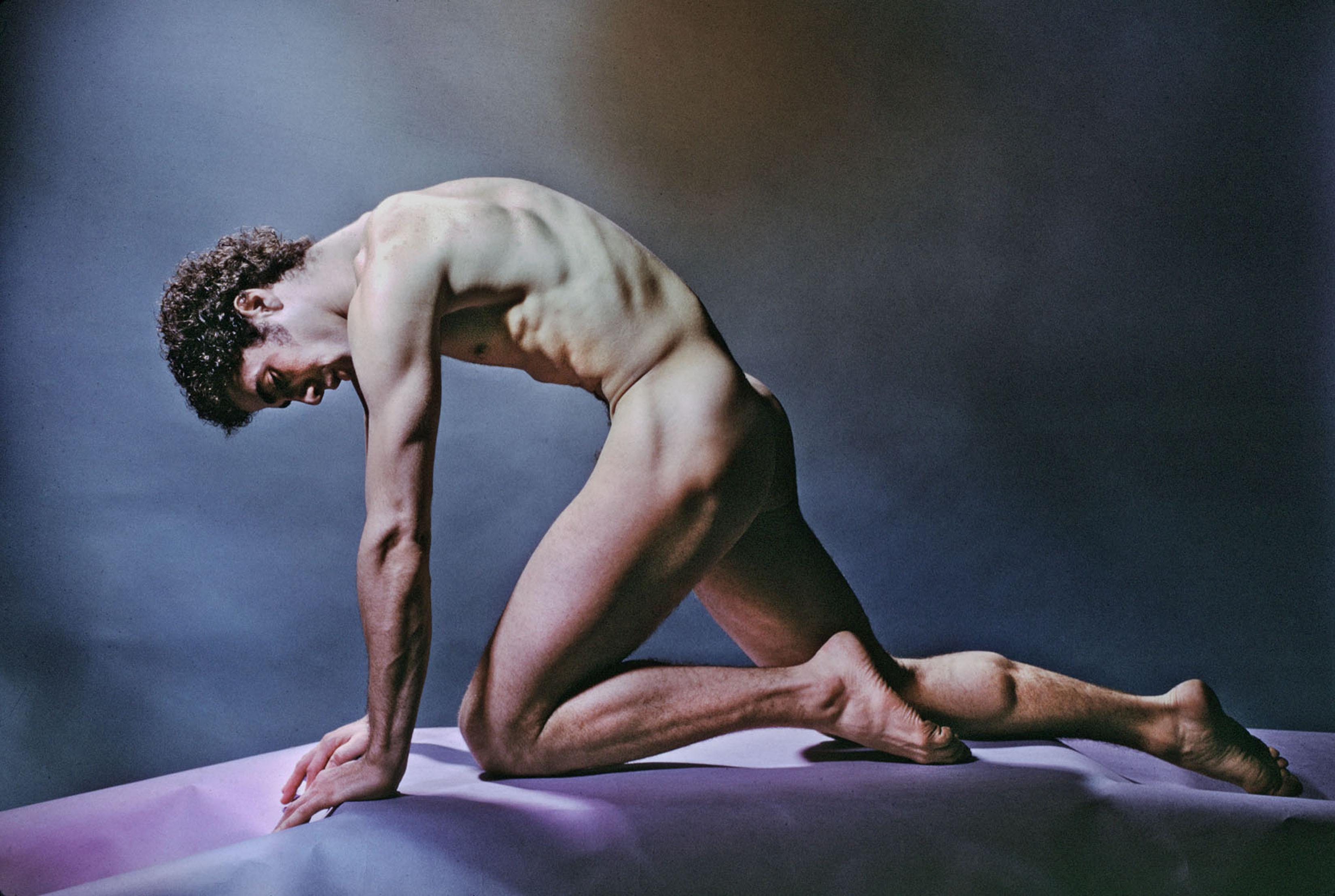 Jack Mitchell Nude Photograph - Famed Dancer/Choreographer Louis Falco, nude study  