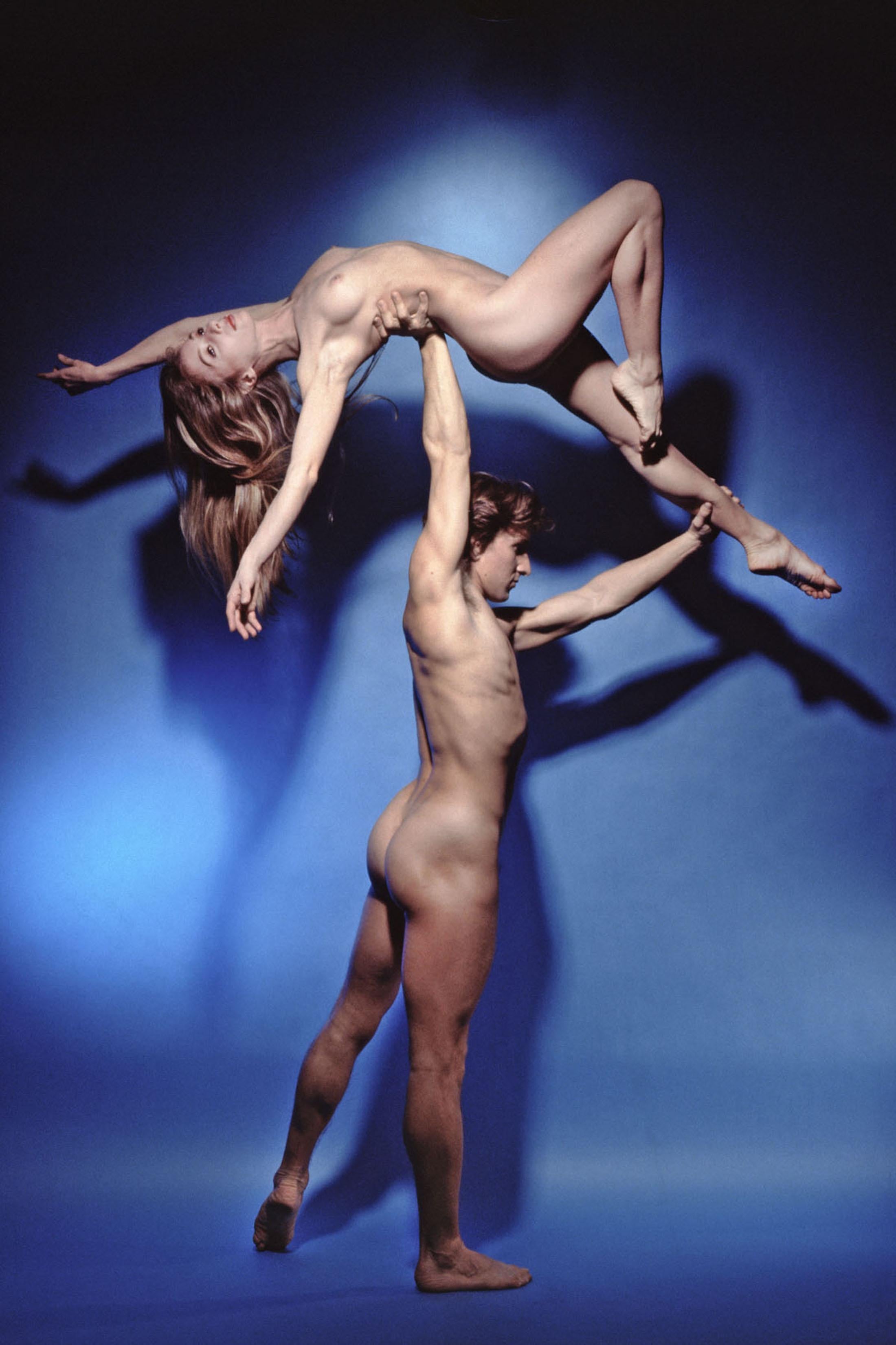 Jack Mitchell Nude Photograph - Famed dancers Julio Bocca & Eleonora Cassano nude for 'Playboy' magazine