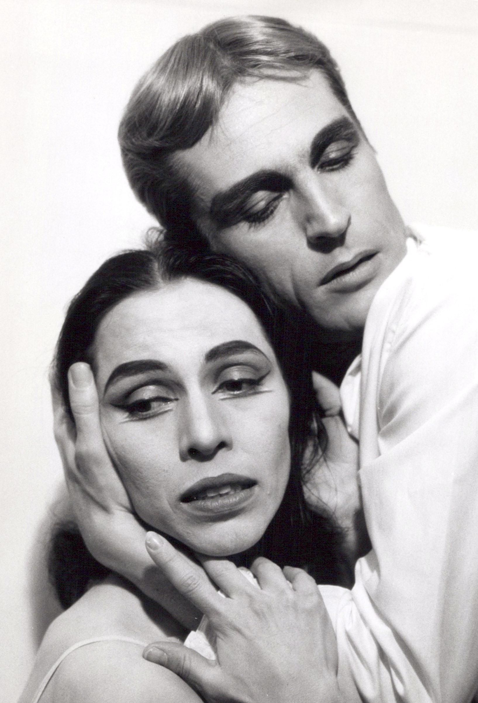 Famed Native American Ballerina Maria Tallchief & Erik Bruhn in 'Miss Julie' - Photograph by Jack Mitchell