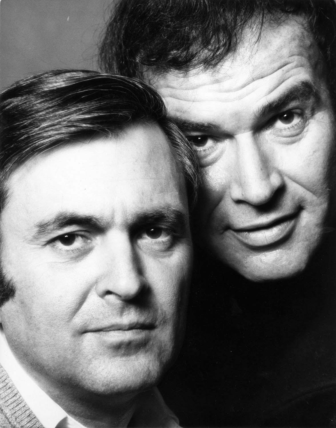 Jack Mitchell Portrait Photograph - Famed songwriting team composer John Kander & lyricist Fred Ebb 