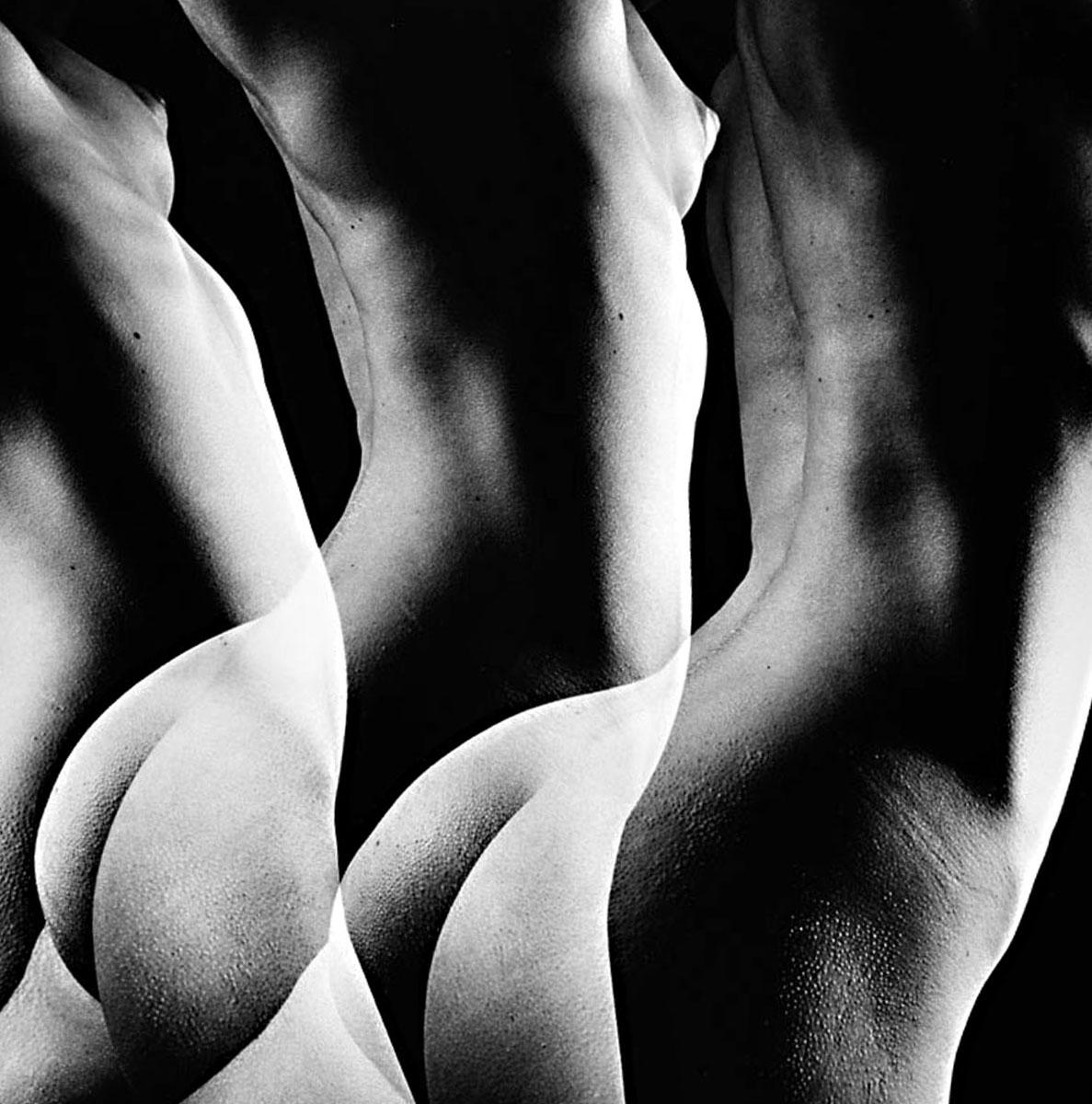 Female Nude from Numbered Nudes Series multiple exposure signed exhibition print - Photograph by Jack Mitchell