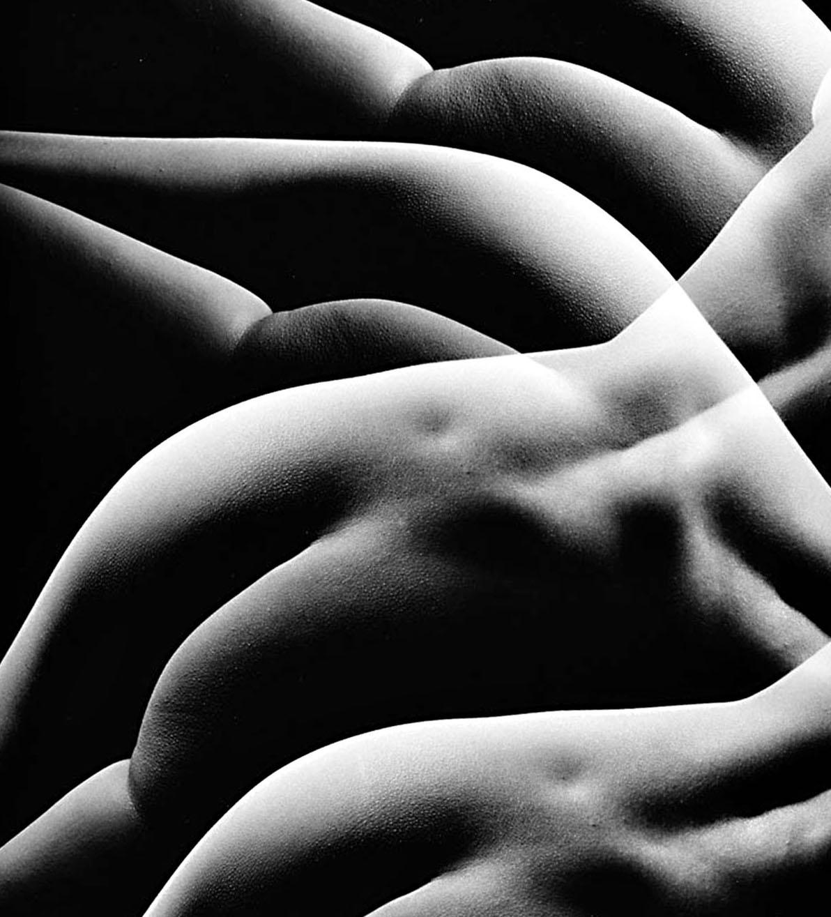 Female Nude from Numbered Nudes Series multiple exposure signed exhibition print - Photograph by Jack Mitchell
