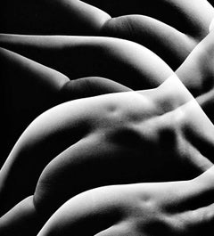 Desnudo femenino de la serie Desnudos numerados impresión de exposición múltiple firmada
