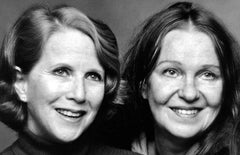 Film and Stage actresses Julie Harris and Geraldine Page