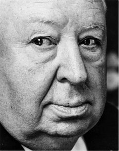  Film Director Alfred Hitchcock, Portrait taken in Manhattan promoting 'Frenzy'