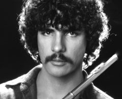 Flutist Ransom Wilson, signed by Jack Mitchell