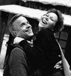 Franco Zeffirelli and Renata Scotto at the MET Opera, signed by Jack Mitchell