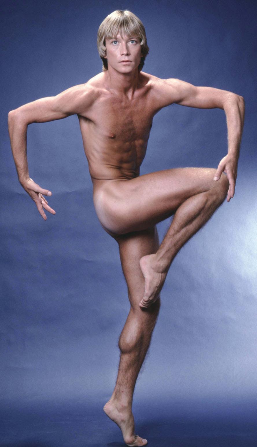  Harkness Ballet Dancer Dale Talley, nude study for After Dark  - Photograph by Jack Mitchell