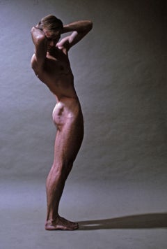 Harkness Ballet dancer Roderick Drew, nude, signed by Jack Mitchell