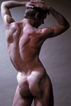 Harkness Ballet dancer Roderick Drew, nude, signed by Jack Mitchell