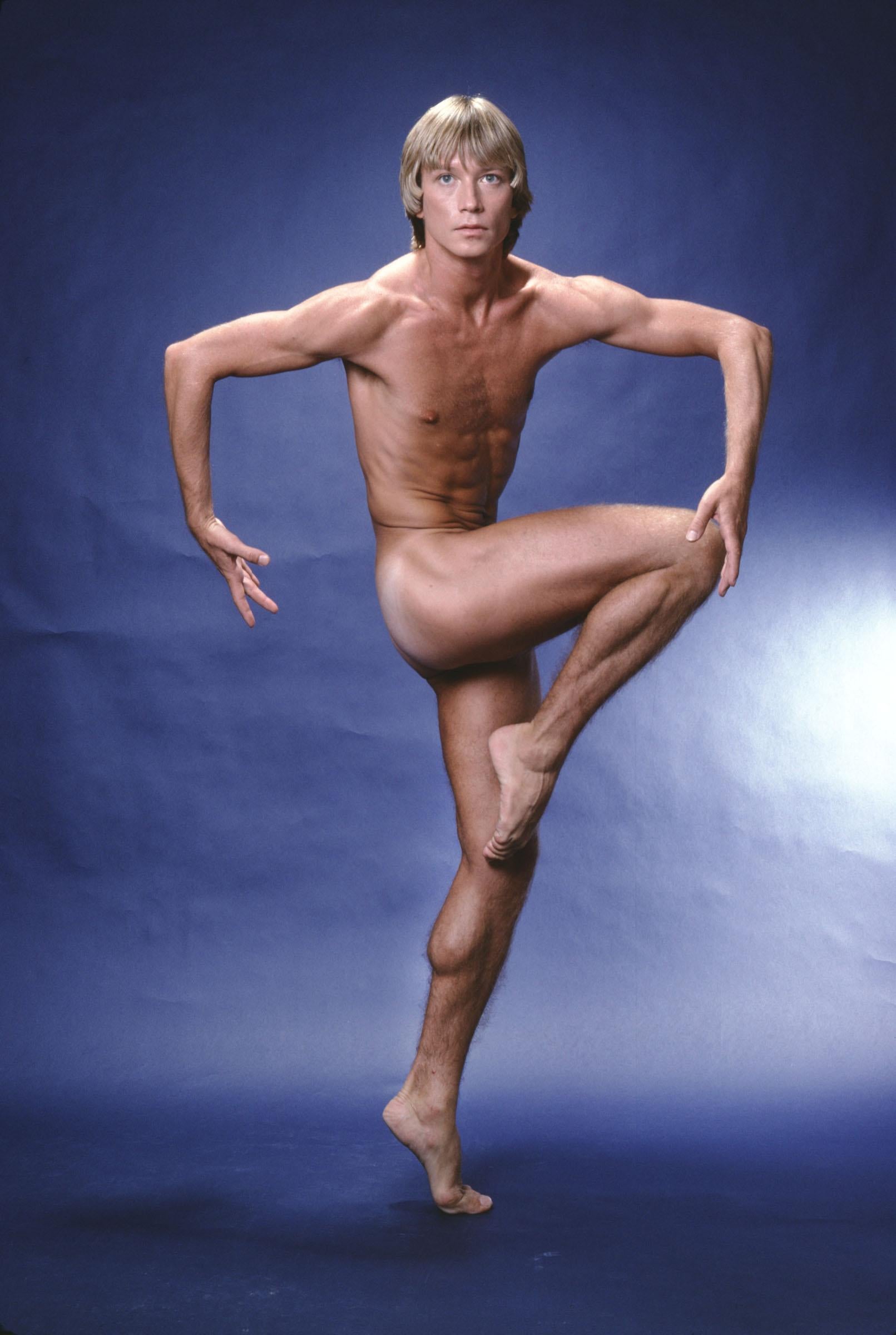Jack Mitchell Nude Photograph - Harkness Ballet principal dancer Dale Talley, Color 17 x 22"  Exhibition Photo