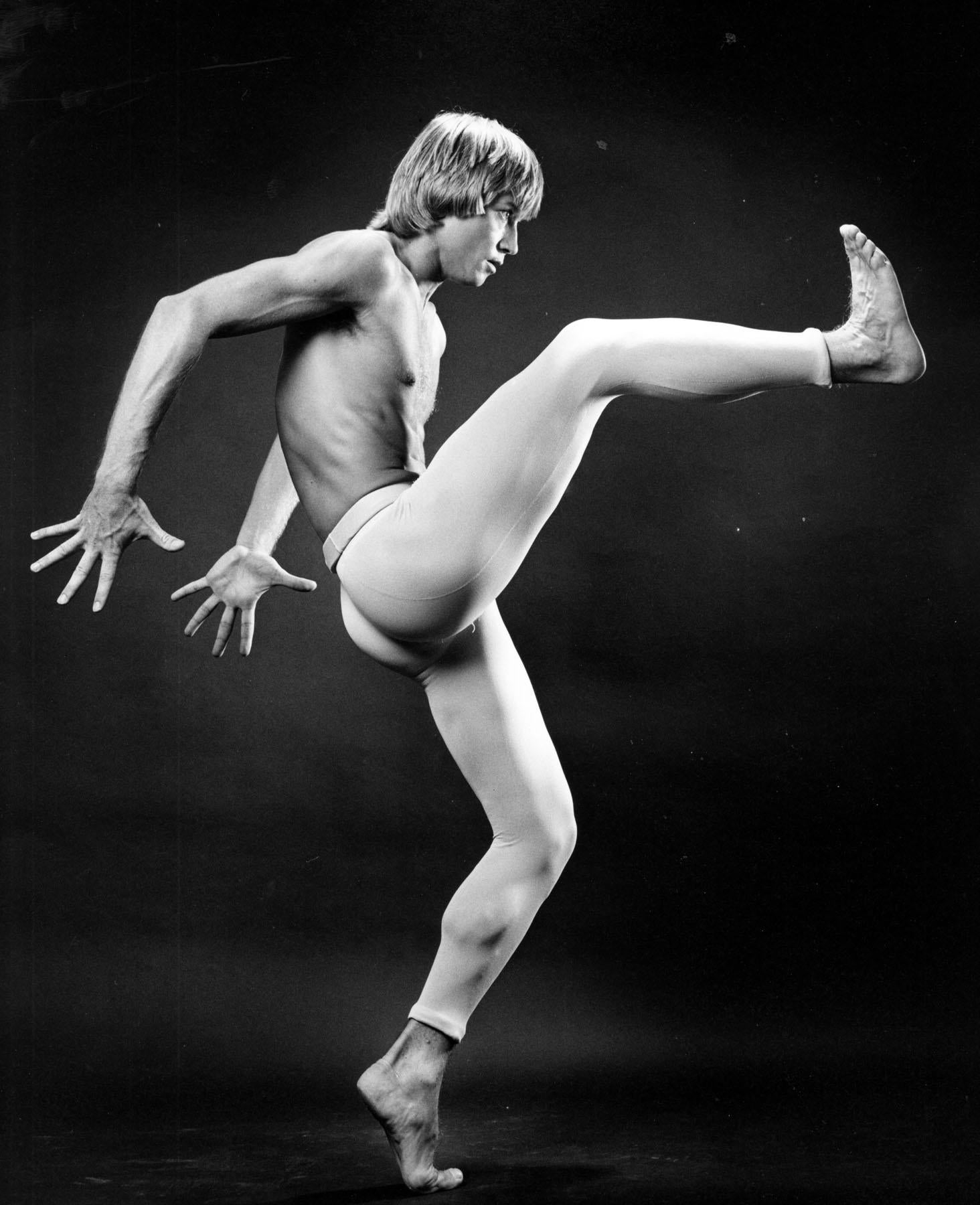  Harkness Ballet principal dancer Dale Talley, signed by Jack Mitchell