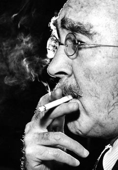 Humorist, author & screenwriter S.J. Perelman, signed by Jack Mitchell