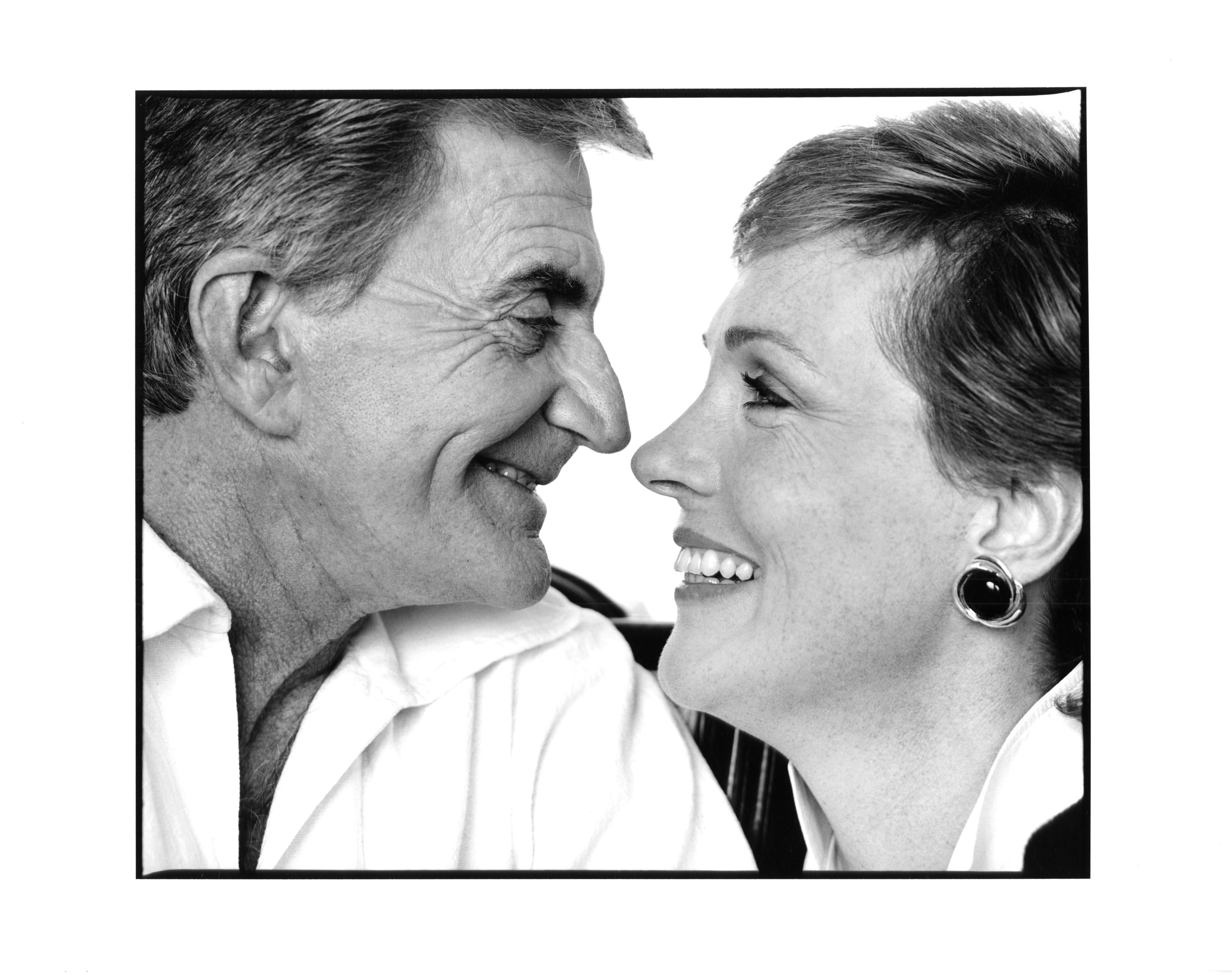 Jack Mitchell Portrait Photograph - Husband & Wife Filmmaker Blake Edwards & Actress Julie Andrews, double portrait