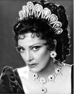 Italienisch-amerikanisches Porträt der Opernsängerin Anna Moffo, signiert von Jack Mitchell