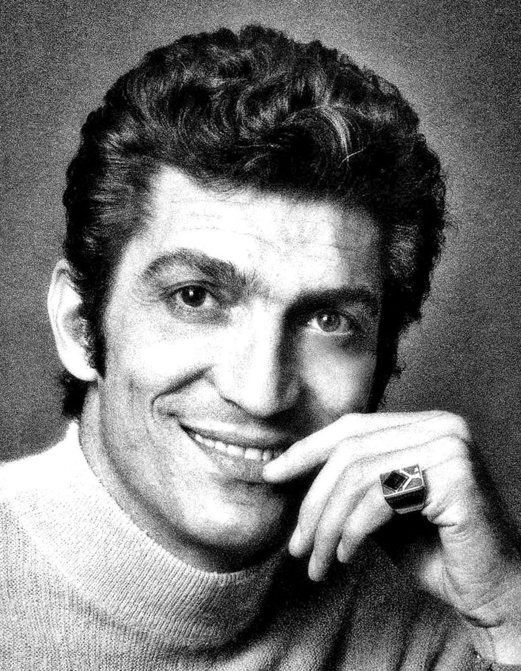 Italian-American tenor & actor Sergio Franchi  - Photograph by Jack Mitchell