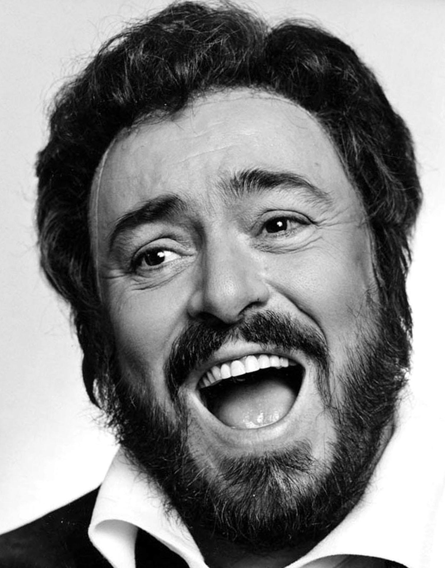  Italian Operatic Tenor Luciano Pavarotti - Photograph by Jack Mitchell