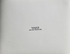 Jack Mitchell Reclining Male Nude Study of dancer Brian Poer, 1970s