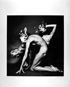 Vintage James Cunningham Dance Co. nude at Judson Dance Theater, signed exhibition print