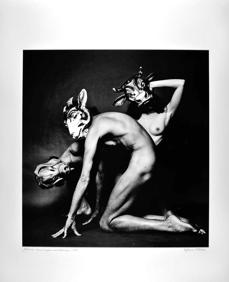 Jack Mitchell Nude Photograph - James Cunningham Dance Co. nude at Judson Dance Theater, signed exhibition print