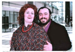 Joan Sutherland & Luciano Pavarotti 'Opera News' session signed by Jack Mitchell