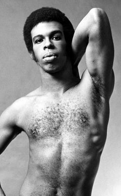 Joffrey Ballet dancer Christian Holder nude, signed by Jack Mitchell