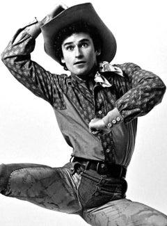 Joffrey Ballet dancer Greg Huffman performing 'Rodeo', signed by Jack Mitchell
