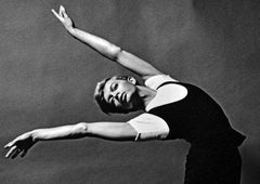 Joffrey Ballet dancer Robert Blankshine performing, signed by Jack Mitchell