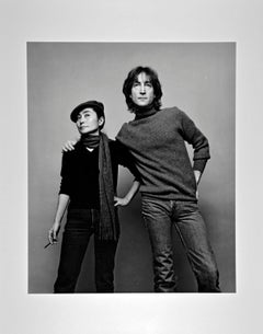 John Lennon and Yoko Ono photographed November 2, 1980. 