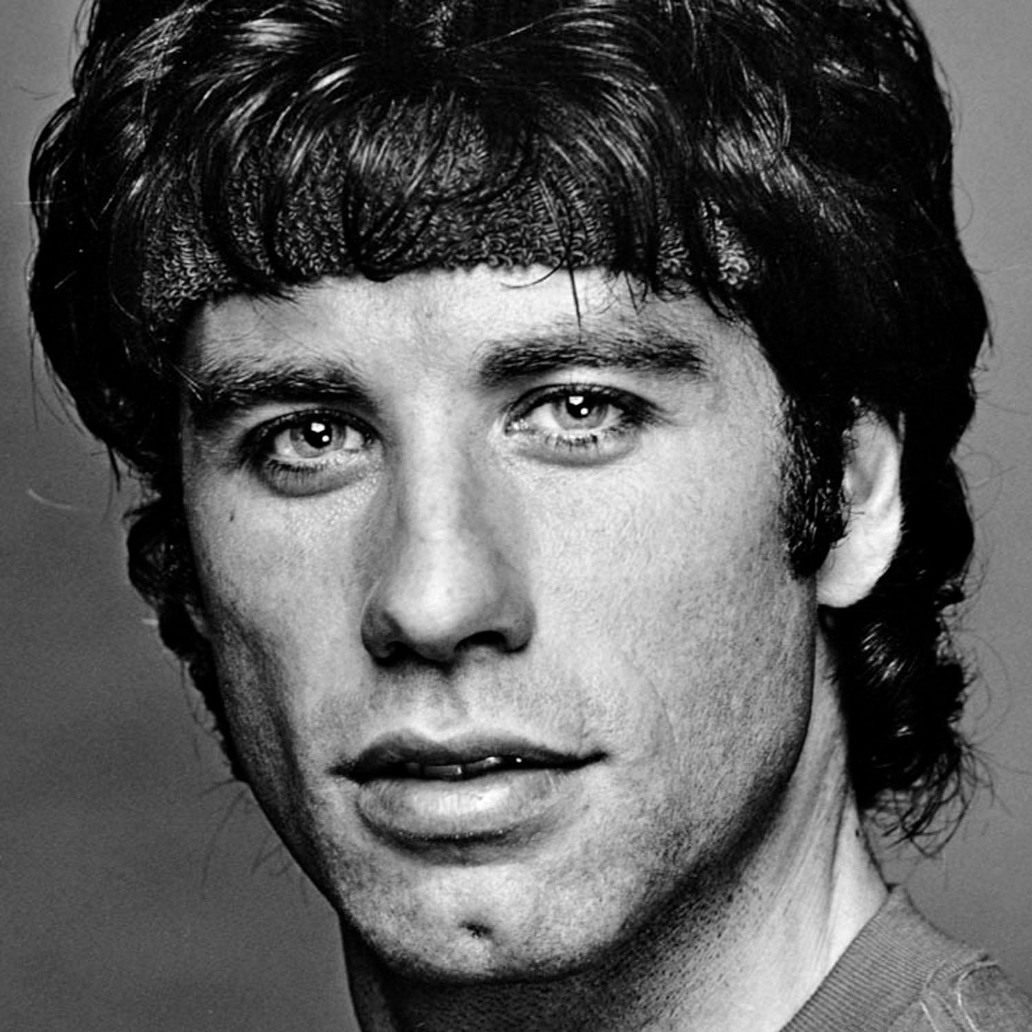 John Travolta, as Tony Manero in 'Stayin' Alive', Signed - Photograph by Jack Mitchell
