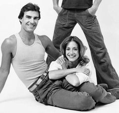 Kevin Kline, Norman Snow and Patti LuPone, signed by Jack Mitchell