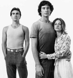 Kevin Kline, Norman Snow and Patti LuPone, signed by Jack Mitchell