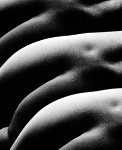 Grand format nu féminin vintage à multiples expositions, signé par Jack Mitchell