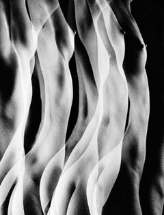 Grand format nu féminin à plusieurs expositions, signé par Jack Mitchell